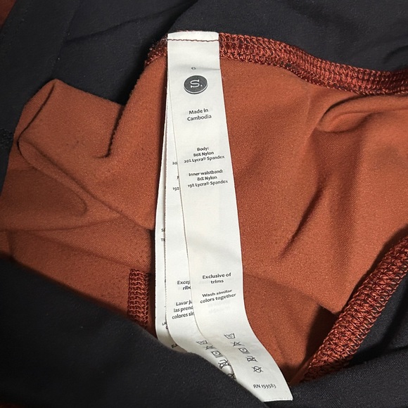 Stori Leggings Womens 6 Brown Black Challenge 7/8 Tight Hazy Spot Brandy Onyx - Picture 12 of 14